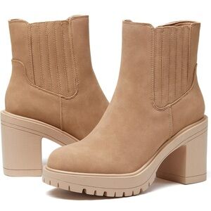 NEW - Women’s Platform Slip On Chunky Block Heel